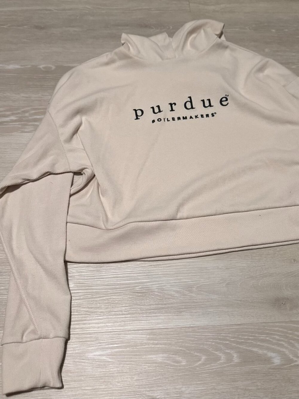 Purdue Boilermakers Cropped Hoodie